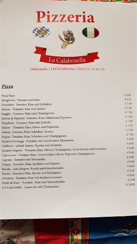 La calabrisella menu  Bistrot Joseph menu #60 of 238 places to eat in Mandelieu-La Napoule